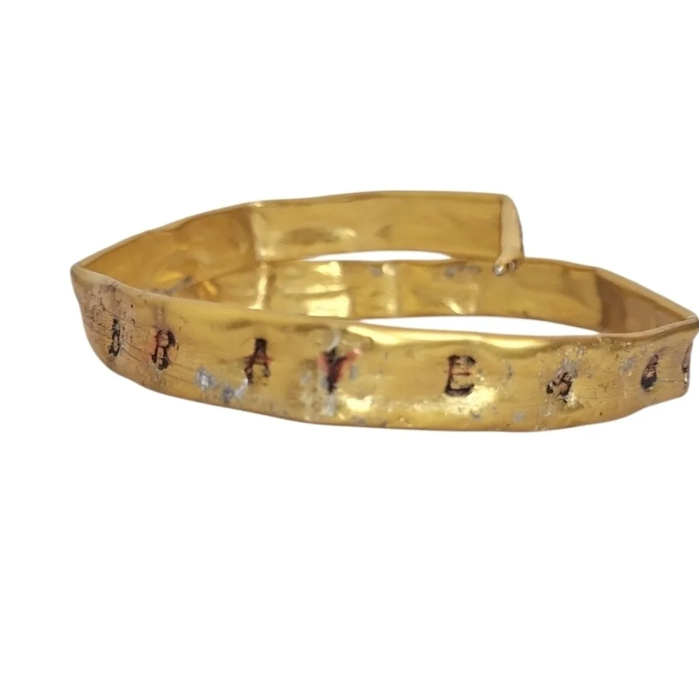 Brave & Bold Knitting Needle Bracelet